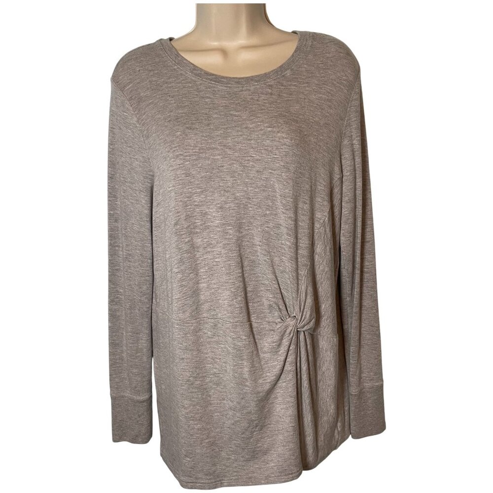Athleta Womens Nirvana Front Twist Clarity Sweatshirt Medium Modal Athleisure